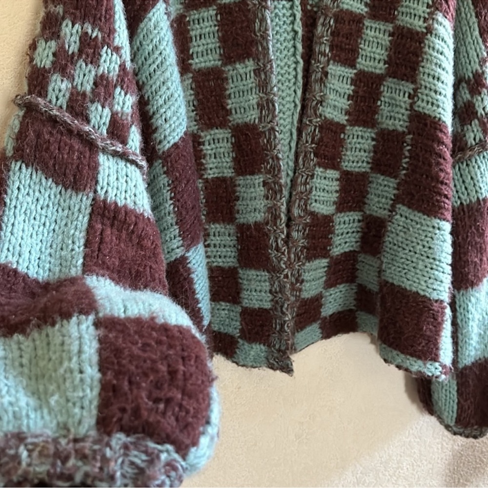 Free People | Aldrin Checkered Cardigan | XS/S - Picture 8 of 16